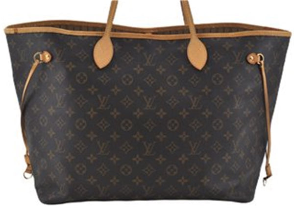 Authentic Louis Vuitton Monogram Neverfull GM Shoulder Tote Bag M40157 LV J5985