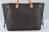 Authentic Louis Vuitton Monogram Neverfull GM Shoulder Tote Bag M40157 LV J5985