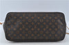 Authentic Louis Vuitton Monogram Neverfull GM Shoulder Tote Bag M40157 LV J5985