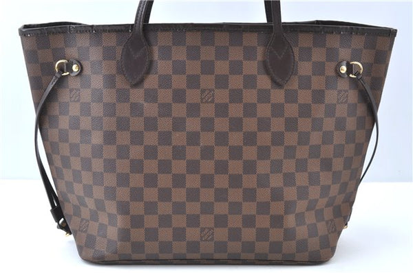 Authentic Louis Vuitton Damier Neverfull GM Shoulder Tote Bag N51106 LV J7158