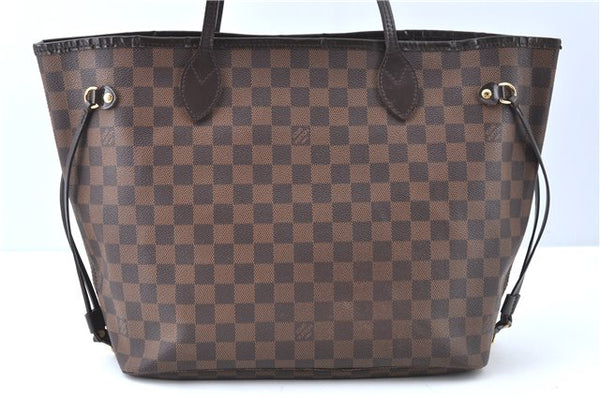 Authentic Louis Vuitton Damier Neverfull GM Shoulder Tote Bag N51106 LV J7158