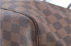 Authentic Louis Vuitton Damier Neverfull GM Shoulder Tote Bag N51106 LV J7158