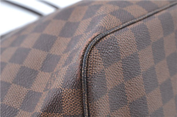Authentic Louis Vuitton Damier Neverfull GM Shoulder Tote Bag N51106 LV J7158