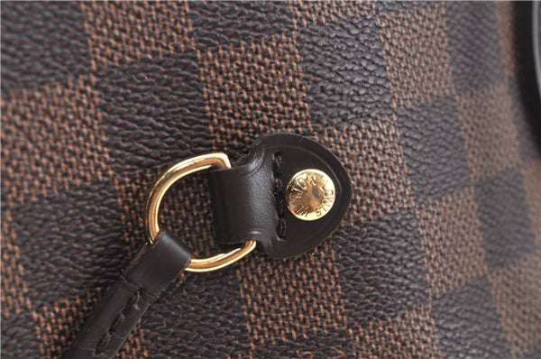 Authentic Louis Vuitton Damier Neverfull GM Shoulder Tote Bag N51106 LV J7158