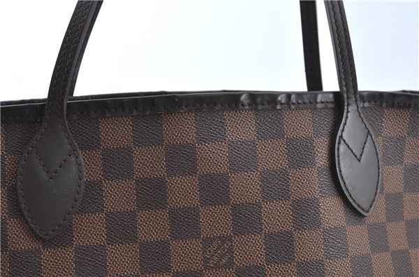Authentic Louis Vuitton Damier Neverfull GM Shoulder Tote Bag N51106 LV J7158