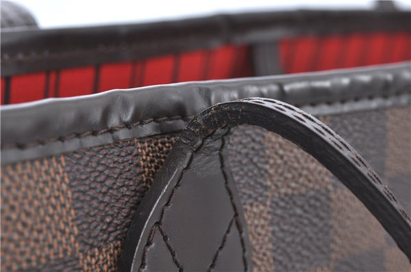 Authentic Louis Vuitton Damier Neverfull GM Shoulder Tote Bag N51106 LV J7158