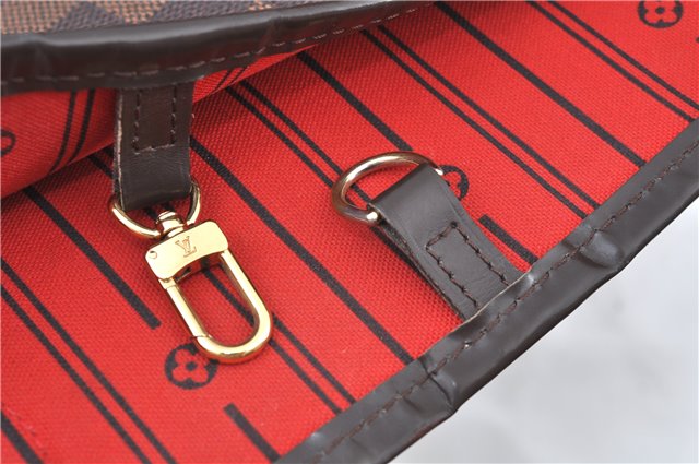 Authentic Louis Vuitton Damier Neverfull GM Shoulder Tote Bag N51106 LV J7158