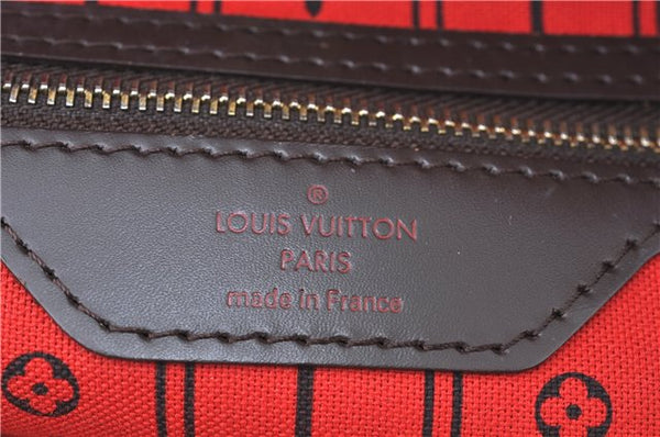 Authentic Louis Vuitton Damier Neverfull GM Shoulder Tote Bag N51106 LV J7158