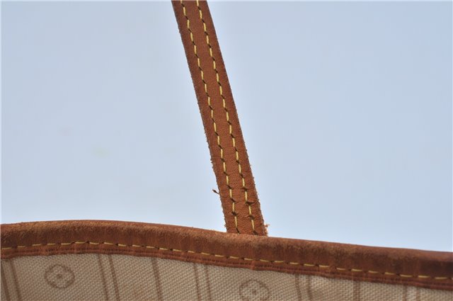 Authentic Louis Vuitton Damier Azur Neverfull GM N51108 Shoulder Tote Bag J7161