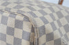Authentic Louis Vuitton Damier Azur Neverfull GM N51108 Shoulder Tote Bag J7161