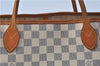 Authentic Louis Vuitton Damier Azur Neverfull GM N51108 Shoulder Tote Bag J7161