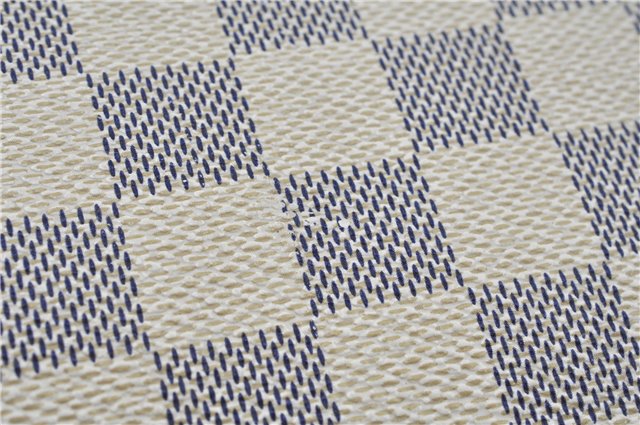 Authentic Louis Vuitton Damier Azur Neverfull GM N51108 Shoulder Tote Bag J7161