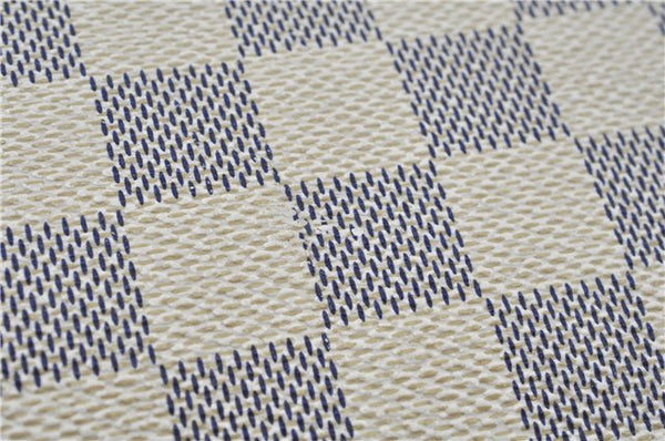 Authentic Louis Vuitton Damier Azur Neverfull GM N51108 Shoulder Tote Bag J7161