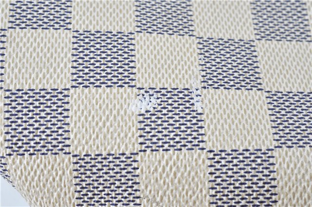 Authentic Louis Vuitton Damier Azur Neverfull GM N51108 Shoulder Tote Bag J7161