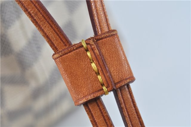 Authentic Louis Vuitton Damier Azur Neverfull GM N51108 Shoulder Tote Bag J7161