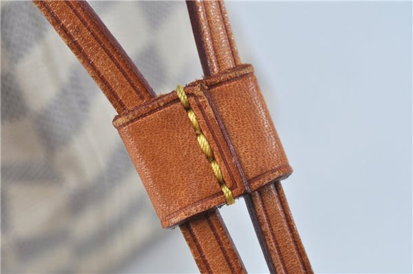 Authentic Louis Vuitton Damier Azur Neverfull GM N51108 Shoulder Tote Bag J7161