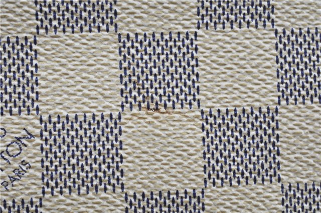 Authentic Louis Vuitton Damier Azur Neverfull GM N51108 Shoulder Tote Bag J7161