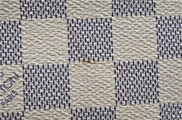 Authentic Louis Vuitton Damier Azur Neverfull GM N51108 Shoulder Tote Bag J7161