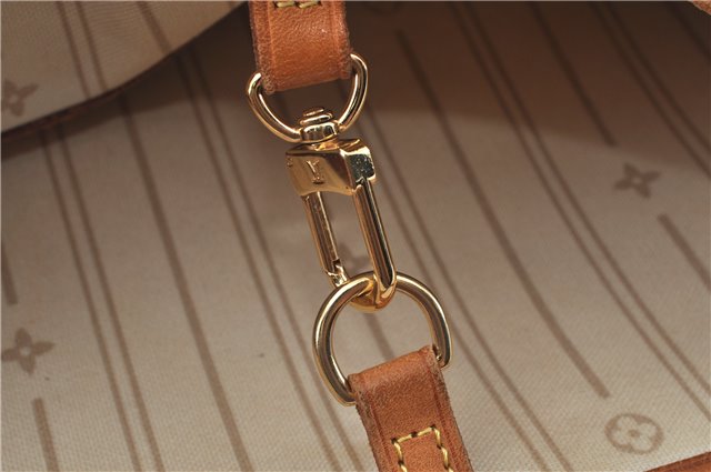 Authentic Louis Vuitton Damier Azur Neverfull GM N51108 Shoulder Tote Bag J7161