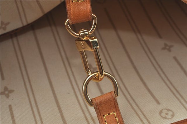 Authentic Louis Vuitton Damier Azur Neverfull GM N51108 Shoulder Tote Bag J7161