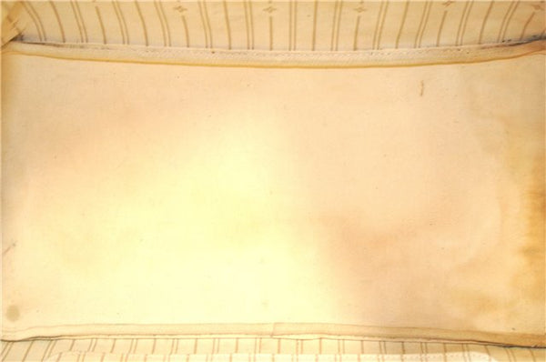 Authentic Louis Vuitton Damier Azur Neverfull GM N51108 Shoulder Tote Bag J7161