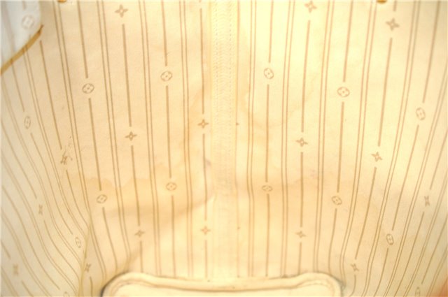 Authentic Louis Vuitton Damier Azur Neverfull GM N51108 Shoulder Tote Bag J7161