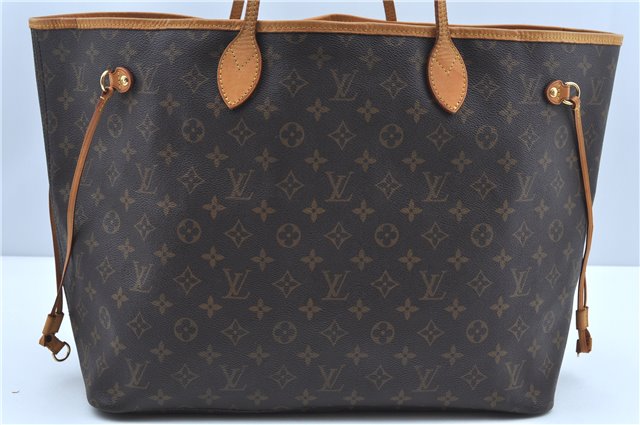 Authentic Louis Vuitton Monogram Neverfull GM Shoulder Tote Bag M40157 LV J7865