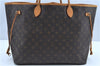 Authentic Louis Vuitton Monogram Neverfull GM Shoulder Tote Bag M40157 LV J7865