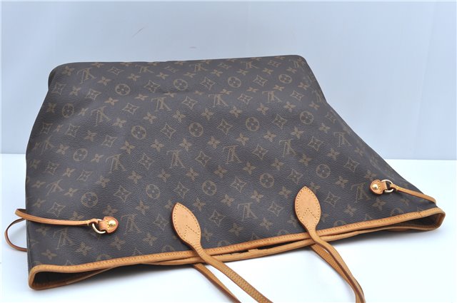 Authentic Louis Vuitton Monogram Neverfull GM Shoulder Tote Bag M40157 LV J7865