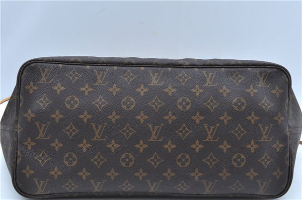 Authentic Louis Vuitton Monogram Neverfull GM Shoulder Tote Bag M40157 LV J7865