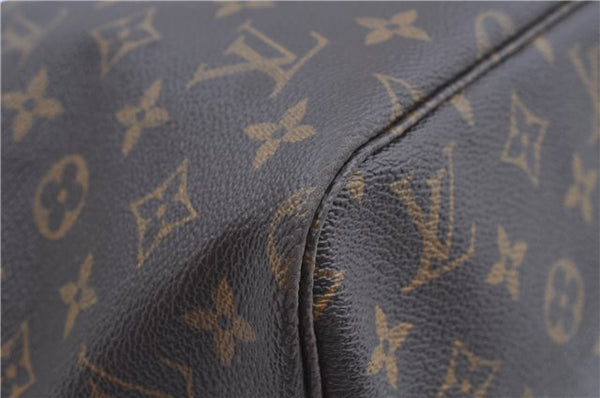 Authentic Louis Vuitton Monogram Neverfull GM Shoulder Tote Bag M40157 LV J7865