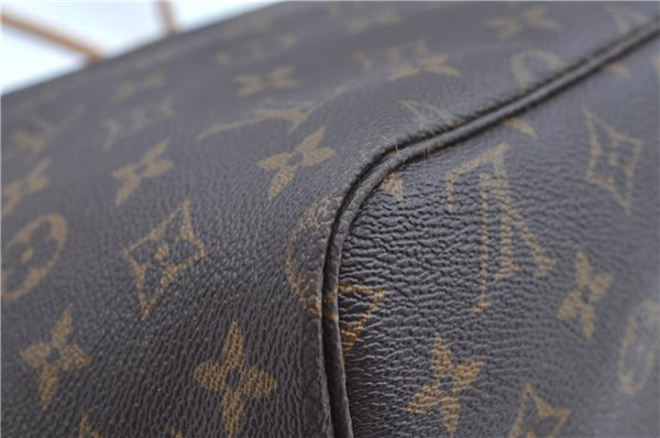Authentic Louis Vuitton Monogram Neverfull GM Shoulder Tote Bag M40157 LV J7865