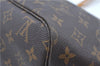 Authentic Louis Vuitton Monogram Neverfull GM Shoulder Tote Bag M40157 LV J7865