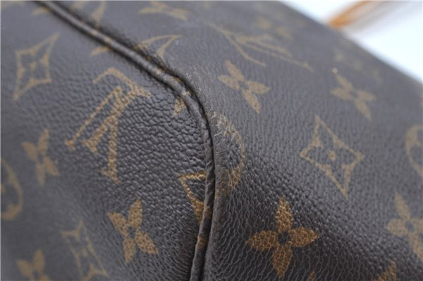 Authentic Louis Vuitton Monogram Neverfull GM Shoulder Tote Bag M40157 LV J7865