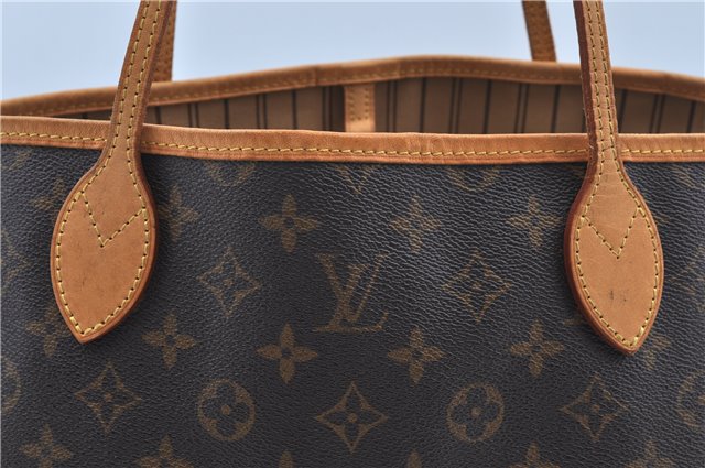 Authentic Louis Vuitton Monogram Neverfull GM Shoulder Tote Bag M40157 LV J7865