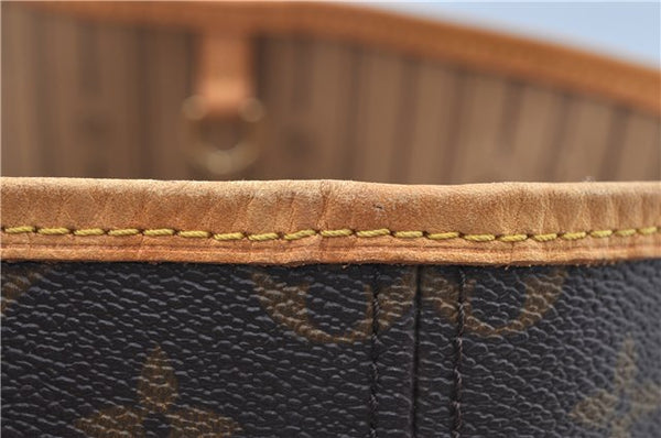 Authentic Louis Vuitton Monogram Neverfull GM Shoulder Tote Bag M40157 LV J7865