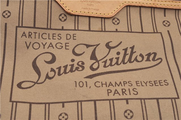 Authentic Louis Vuitton Monogram Neverfull GM Shoulder Tote Bag M40157 LV J7865