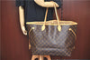 Authentic Louis Vuitton Monogram Neverfull GM Shoulder Tote Bag M40157 LV J7865