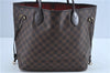 Authentic Louis Vuitton Damier Neverfull MM Shoulder Tote Bag N51105 LV J7869