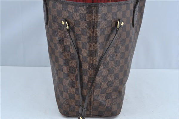 Authentic Louis Vuitton Damier Neverfull MM Shoulder Tote Bag N51105 LV J7869