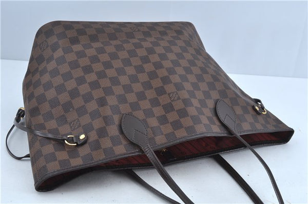 Authentic Louis Vuitton Damier Neverfull MM Shoulder Tote Bag N51105 LV J7869