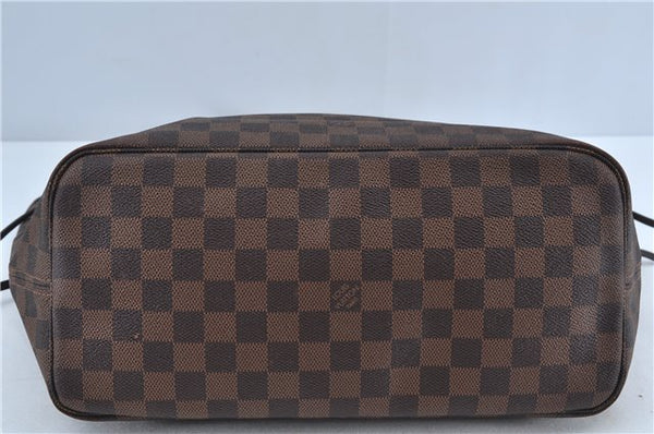 Authentic Louis Vuitton Damier Neverfull MM Shoulder Tote Bag N51105 LV J7869