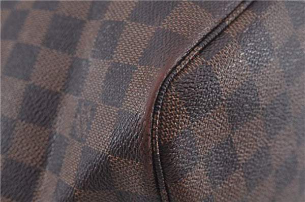 Authentic Louis Vuitton Damier Neverfull MM Shoulder Tote Bag N51105 LV J7869