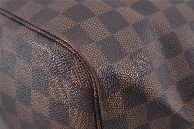 Authentic Louis Vuitton Damier Neverfull MM Shoulder Tote Bag N51105 LV J7869