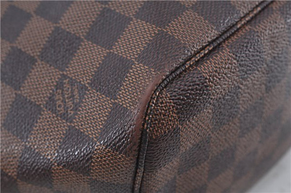 Authentic Louis Vuitton Damier Neverfull MM Shoulder Tote Bag N51105 LV J7869