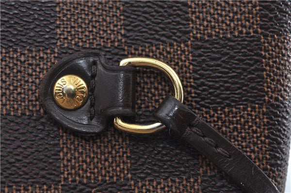 Authentic Louis Vuitton Damier Neverfull MM Shoulder Tote Bag N51105 LV J7869