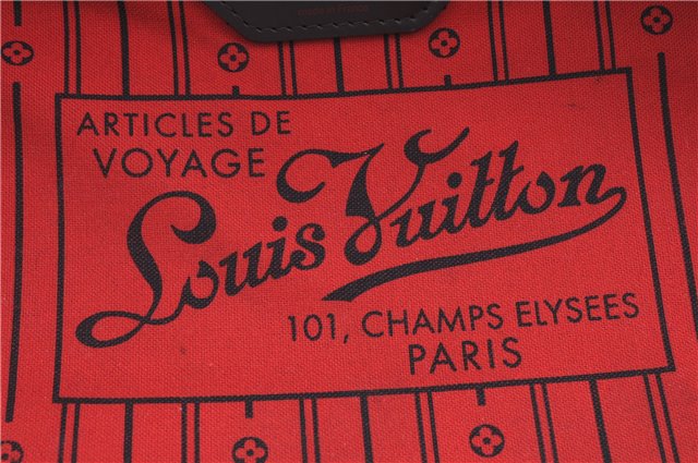 Authentic Louis Vuitton Damier Neverfull MM Shoulder Tote Bag N51105 LV J7869