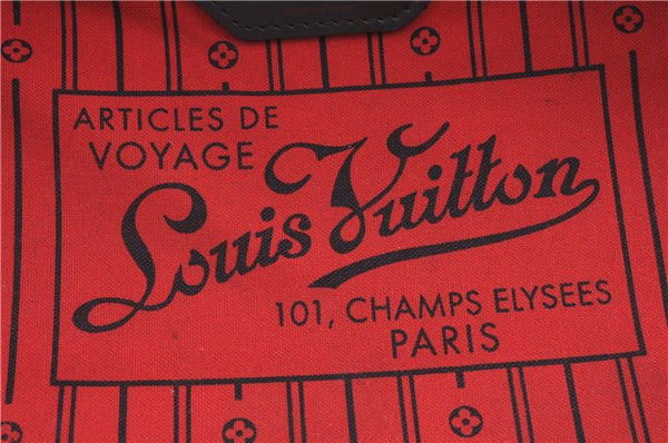 Authentic Louis Vuitton Damier Neverfull MM Shoulder Tote Bag N51105 LV J7869