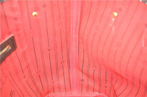 Authentic Louis Vuitton Damier Neverfull MM Shoulder Tote Bag N51105 LV J7869