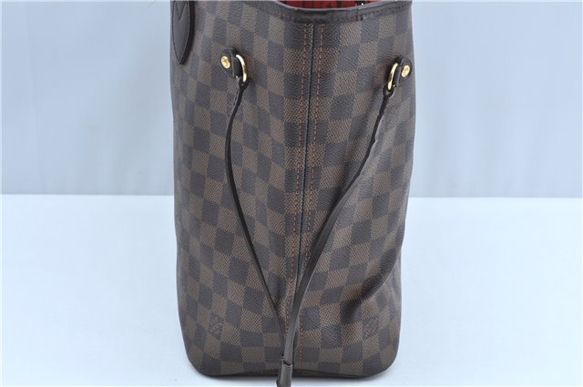 Authentic Louis Vuitton Damier Neverfull MM Shoulder Tote Bag N51105 LV J8507